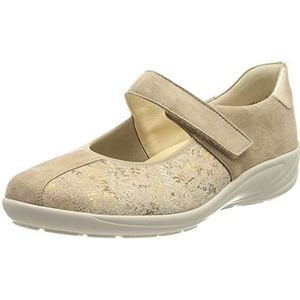 Semler Birgit-H Mary Jane Flat voor dames, Panna Puder, 37 EU