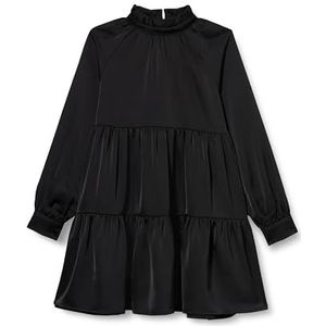 s.Oliver Satijnen jurk voor meisjes, met getrapte rok, 9999, 146 cm