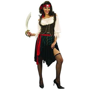 Ciao 16115 - piraten, maat S, bruin/wit/zwart/rood