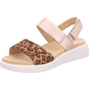 Ara - 12-21401-07 Sandalen - Groen - Leer en Suède - Klittenbandsluiting