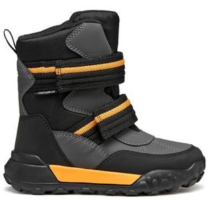 Geox - J TREKKYUP Boy B ABX - Bottes Montantes - Grijs/Oranje