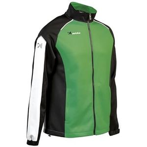 Asioka - Sportjack voor volwassenen - trainingsjack heren - trainingsjack unisex - kleur groen/zwart