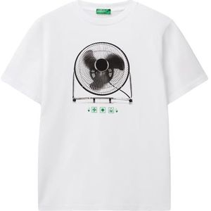 United Colors of Benetton T-shirt, Wit, XS