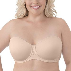Vanity Fair Beha voor dames, beauty-back, strapless-beha, 4-weg stretchstof, licht gevoerde cups tot H, 85E