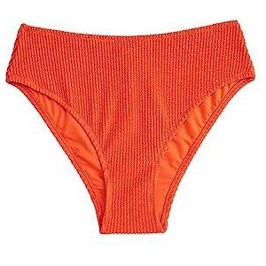 Koton Bikinibroekje met hoge taille voor dames, Rot (410), 42
