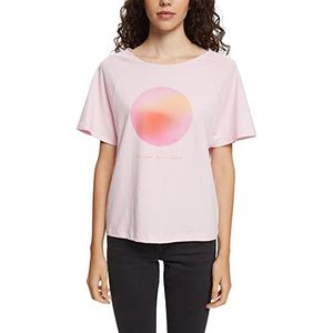 ESPRIT Dames T-shirt, 690/lichtroze, XS