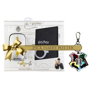 WONDEE Harry Potter Cadeauset, USB-stick, 32 GB, originele Hogwarts + Harry Potter muismat en muis, originele cadeaus van Harry Potter, Disney-fans, officiële merchandising
