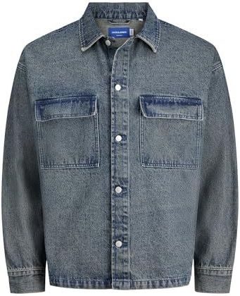 Jack & Jones - Jormeadows - Denim Overshirt - Blauw - Heren