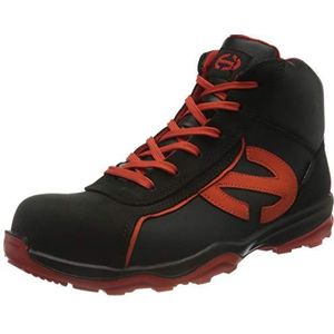 Heckel heren en dames 6266345 Run-R 300 HIGH Safety Boots, maat 45 werkschoenen, zwart oranje, EU