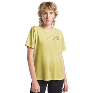 Jack Wolfskin - VONNAN GRAPHIC T W - T-shirt - RIDGELEAF-lemonice - 100% Polyester