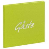 PAGNA Gastenboek ""Gasten"", lindegroen, 180 pagina's