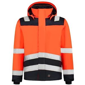 Tricorp 403023 Veiligheidswaarschuwing bicolor jas, 100% polyester, 200 g/m², fluor oranje inkt, maat XS