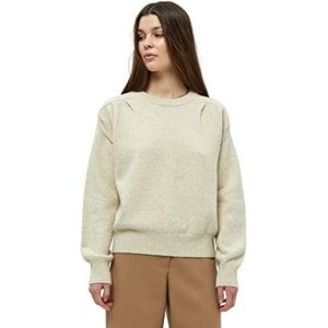 Peppercorn Dames Gia Raglan Trui, amandelmelk melange, XXL