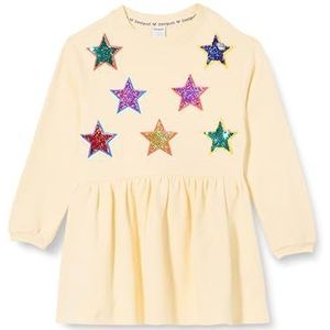 Desigual Meisjesjurk met lange mouwen, wit, 6 jaar, Wit, 6 jaar