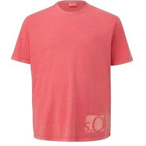 s.Oliver Heren T-shirt met labelprint, 2507, XXL