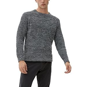 Q/S designed by Men's 2118682 gebreide trui, zwart, XXL