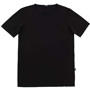 Gianni Lupo Heren GL893F T-shirt met korte mouwen, zwart, XS, Zwart, XS-3XL