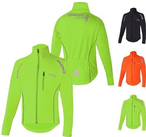 Brisk - Fietsjack - Hi-Vis - Polyester - Thermische Fleece Voering