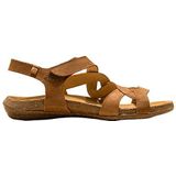 El Naturalista - Wakataua - Damessandalen - Bruin Wood - Glad Leer - Plat