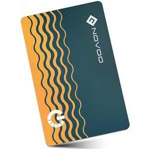 NOVOO Object Locator Kaart, Wallet Tracker Ultradunne Air Tag Tracker voor App Lokaliseren (iOS), Smart Bluetooth Tracker Kaart voor Portemonnee, Koffer, Tas