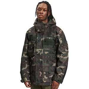 Brandit Tactical Performance Outdoor Jas, legerjas, vochtbescherming, outdoor, militaire jas, woodland, 3XL grote maten