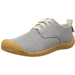 KEEN Mosey Derby Canvas Sneaker voor dames, Staal Grijs Berk, 42 EU