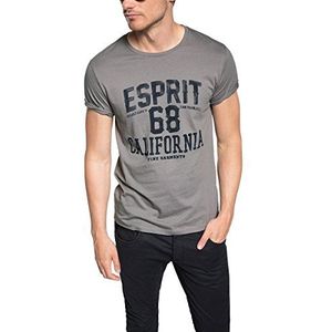Esprit T-shirt voor heren met logo-print-regular fit