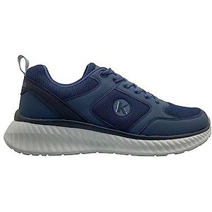 KangaROOS KM-Theo Sneakers voor heren, donkerblauw/vapor grijs, 44 EU, Dk Navy Vapor Grey, 44 EU