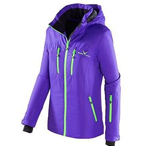 Black Crevice Ski-jack voor dames, in verschillende kleuren en maten, wind- en waterdicht, functionele jas voor dames, waterdichte zakken met ritssluiting, ski-jas met capuchon