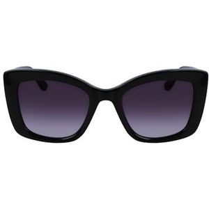 Karl Lagerfeld Unisex KL6139S zonnebril, 001 zwart, 53, 001, zwart., 53