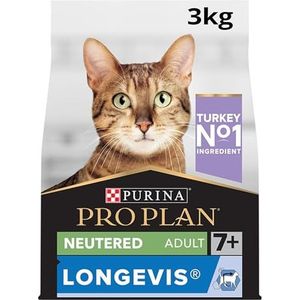 PRO PLAN Gesteriliseerd 7+ met Long EVIS 3 kg - Droogvoer voor senior katten