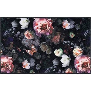 wash+dry Deurmat, Night Roses 75x120 cm, binnen en buiten, wasbaar