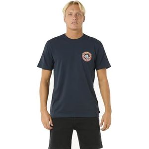 Rip Curl Heren Relaxed Fit Logo Crew T-shirt, Donkere marine, M