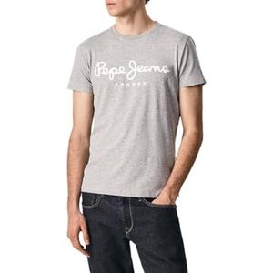 Pepe Jeans Original Stretch N T-shirt voor heren, Grijs (Grijs Marl), M