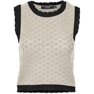 VERO MODA Dames Vmjackie Sl Short O-Neck Boo Pullover, Navy Blazer/Detail: solid, M