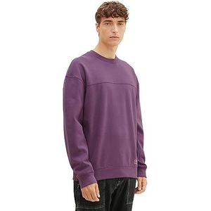 TOM TAILOR Denim Sweatshirt voor heren, 32248 - Dusty Grape, L
