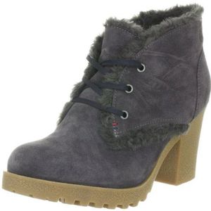 Tommy Hilfiger Alina 1 FW56814540 dames fashion halfhoge laarzen & enkellaarzen, Grijs Pewter 050, 41 EU