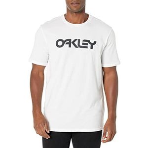 Oakley Uniseks T-shirt, wit/zwart, S
