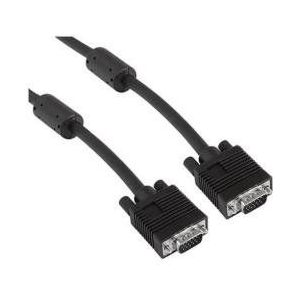 Nilox Monitor S-VGA Premium 5.0m VGA-kabel (5m, VGA (D-Sub), VGA (D-Sub)) zwart