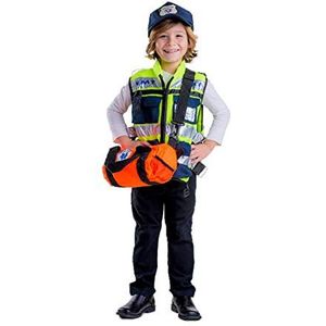 Dress Up America 481-T4 EMT kinderkostuum, meerkleurig, kleine kinderen 3-4 jaar (76 cm taille, 102 cm hoogte)