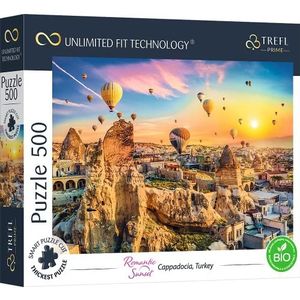 Trefl Prime - Puzzle UFT Romantic Sunset: Cappadocia, Turkey - 500 Elementen - Dikste Karton, Cappadocië, Turkije, Moderne Puzzels, Creatief Vermaak voor Volwassenen en Kinderen vanaf 10 jaar