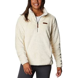 Columbia Fire Side Sherpa 1/4 ritssluiting voor dames, bruin, L