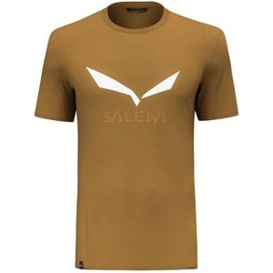 SALEWA Solidlogo Dri-Release® T-shirt Men, Golden Brown, 3XL