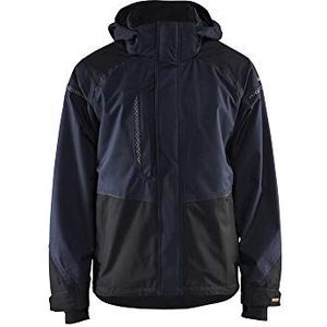 Blaklader 498819878699XS Shell jas, donker marineblauw/zwart, maat XS
