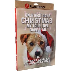 Flamingo - Christmas Calendar Dog Snacks 295gr - (522537)