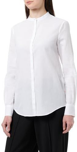 BOSS - Befelize - Blouse - Wit - Klassieke Blouse - Lange Mouw