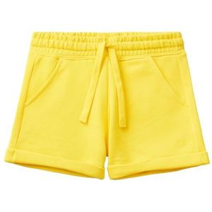 United Colors of Benetton Shorts voor meisjes en meisjes, Geel 23D, 170 cm