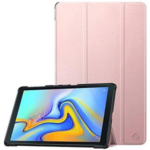 Fintie Hoes voor Samsung Galaxy Tab A 10.5 2018, Ultraslank Superlicht Beschermhoes Cover Case met Automatische Slaap-waakfunctie voor Galaxy Tab A SM-T590/T595 10,5 Inch Tablet, (roségoud)