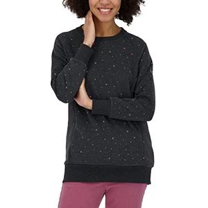 ALIFE and Kickin HelenAK B Crewneck Sweatshirt voor dames, warme trui voor koude dagen, perfect voor herfst en winter, ideaal voor vrije tijd en dagelijks gebruik, Moonless Melange, S