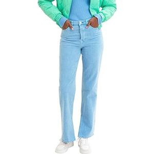 TOM TAILOR Denim Dames Emma Slim Straight Jeans 1035417, 18395 - Rainy Sky Blue, 31